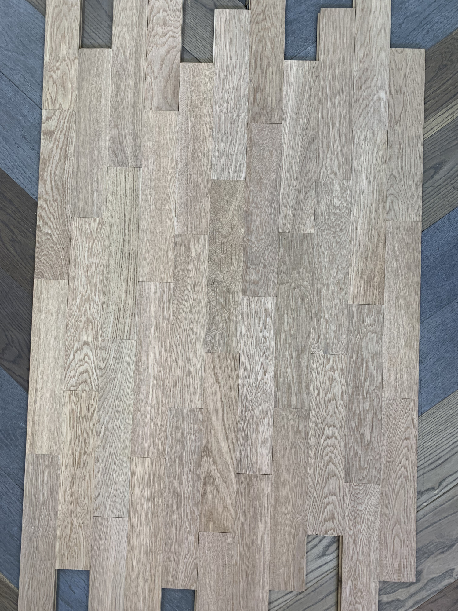 Штучный паркет Старый мастер Дуб Табачный-элит 490х70х15мм